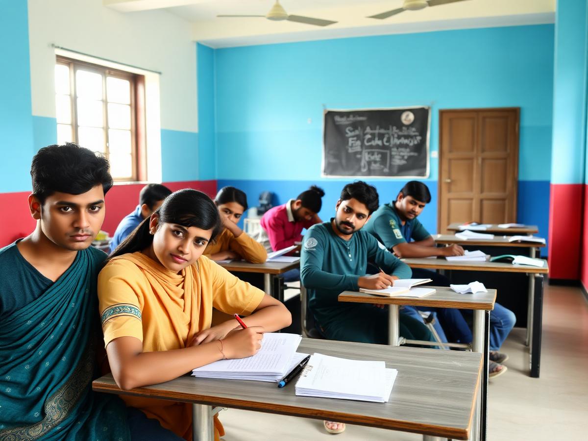 Students taking notes in a PRIME classroom